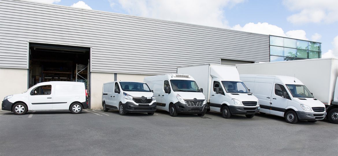 commercial trucks and vans