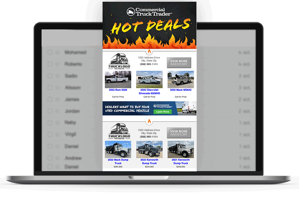 CTT-HotDeals_small mock of a Hot Deals email on a laptop